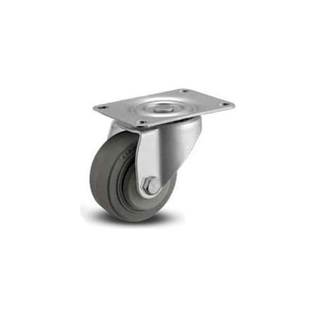 Casters Wheels & Industrial Handling Albion Institutional Caster - Rigid 4in Diameter 325 Lb. Cap. - DCXS04031-R